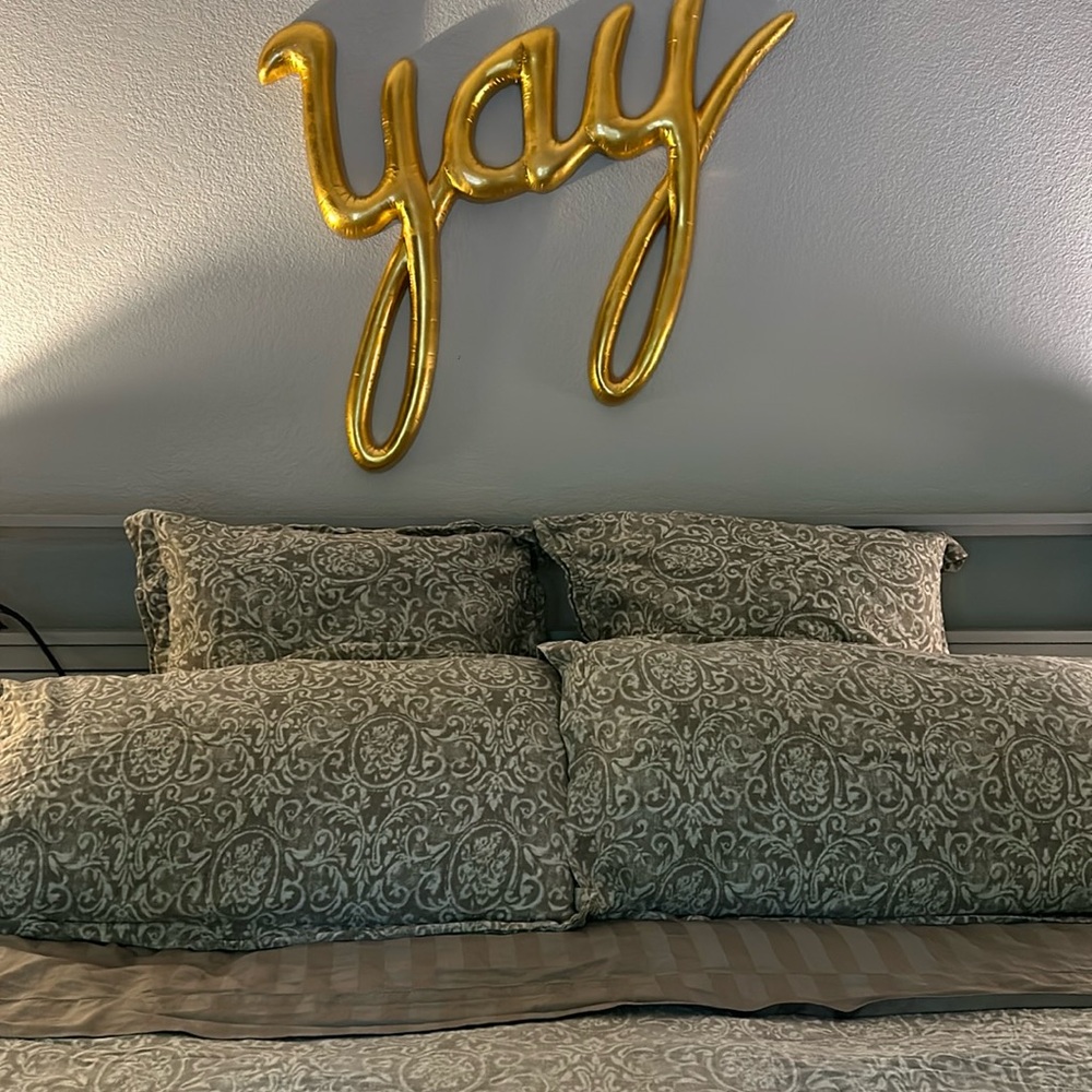 Restoration Hardware Vintage Baroque King Duvet, Euro Shams and King Shams